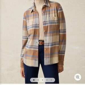 Faherty Legend Sweater Shirt , Small